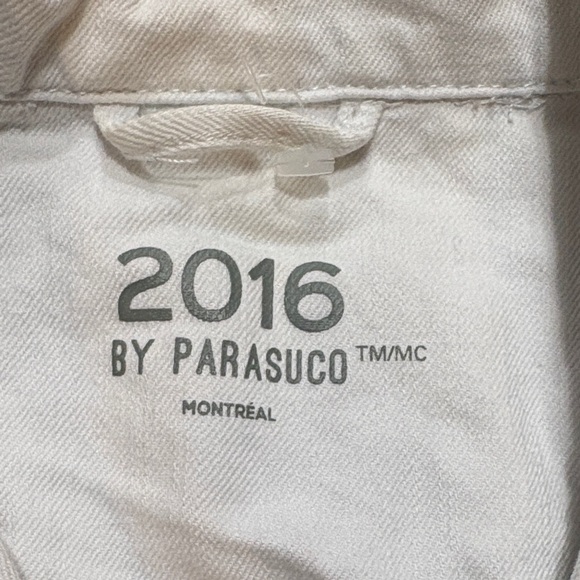 Parasuco Off-White Denim Vest - Picture 4 of 5